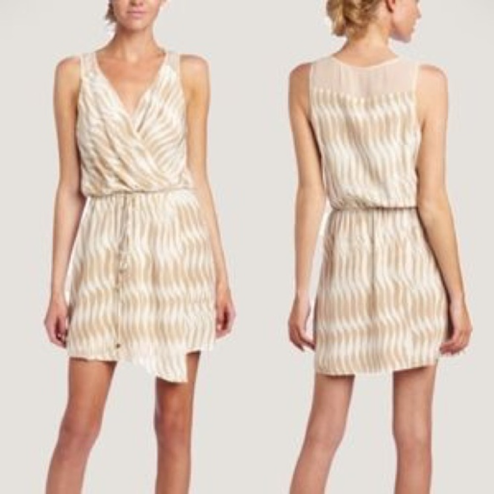 Ali Ro White & Cream Dress
